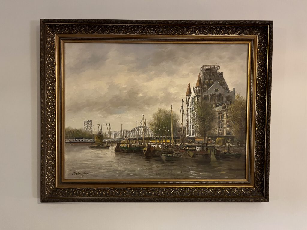 Schilderij het Witte huis, foto 1 van 4