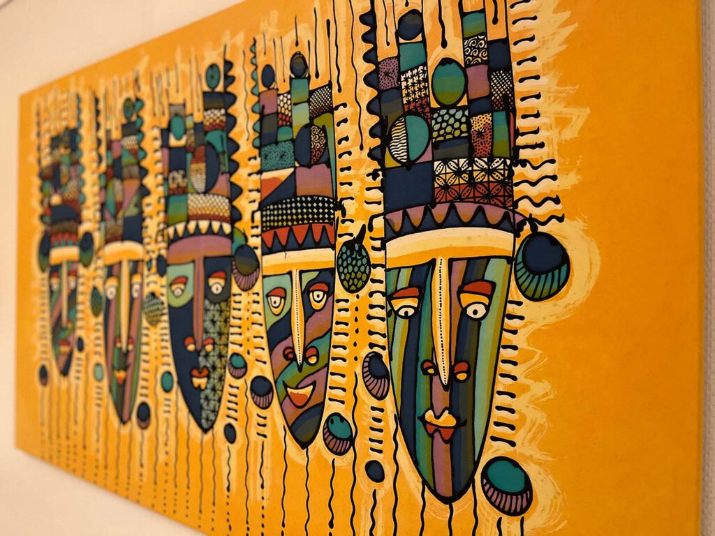 Felgekleurd Batik, foto 4 van 4