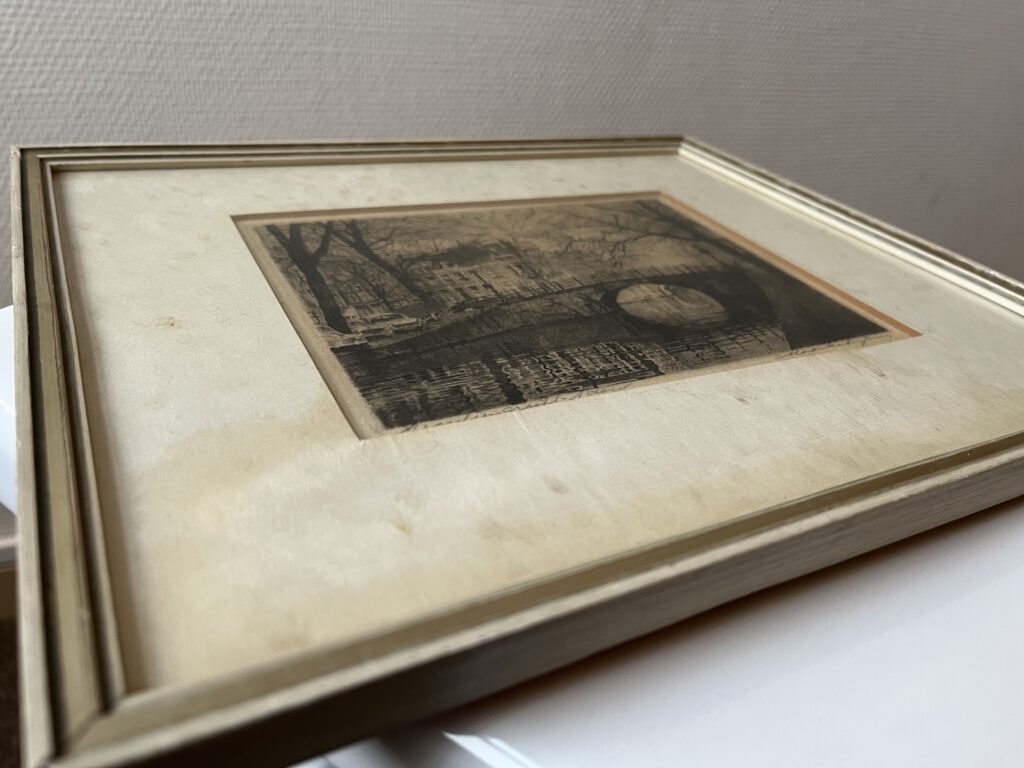 Tekening Amsterdamse gracht, foto 2 van 8